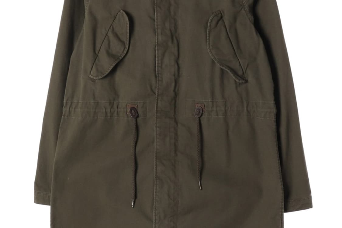 에이치앤엠 디바이디드 카키 피쉬테일 야상 파카 M 상품이미지5