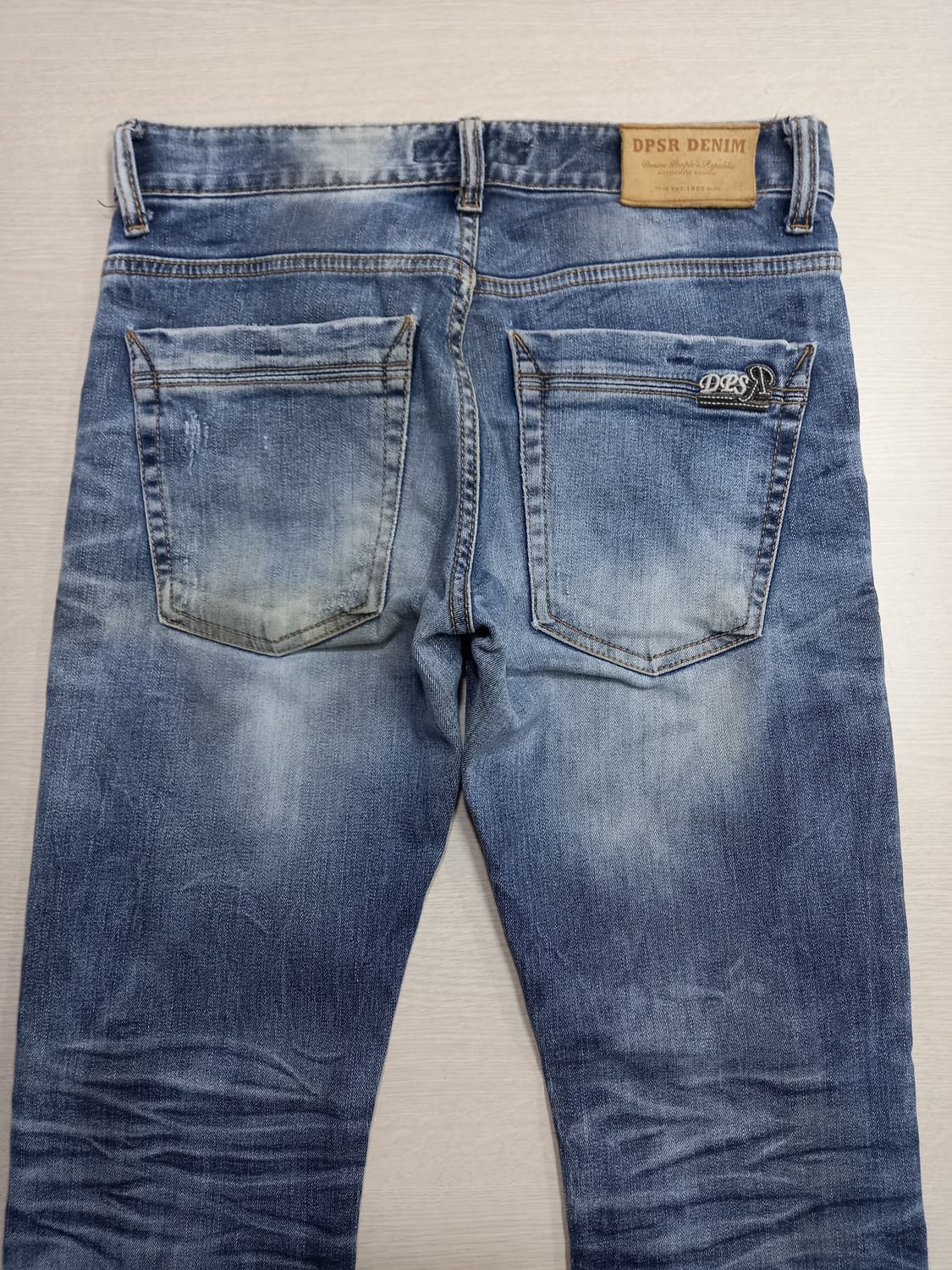 28 DPSR Kor 데미지워싱 스판 슬림일자진 28-883 상품이미지4