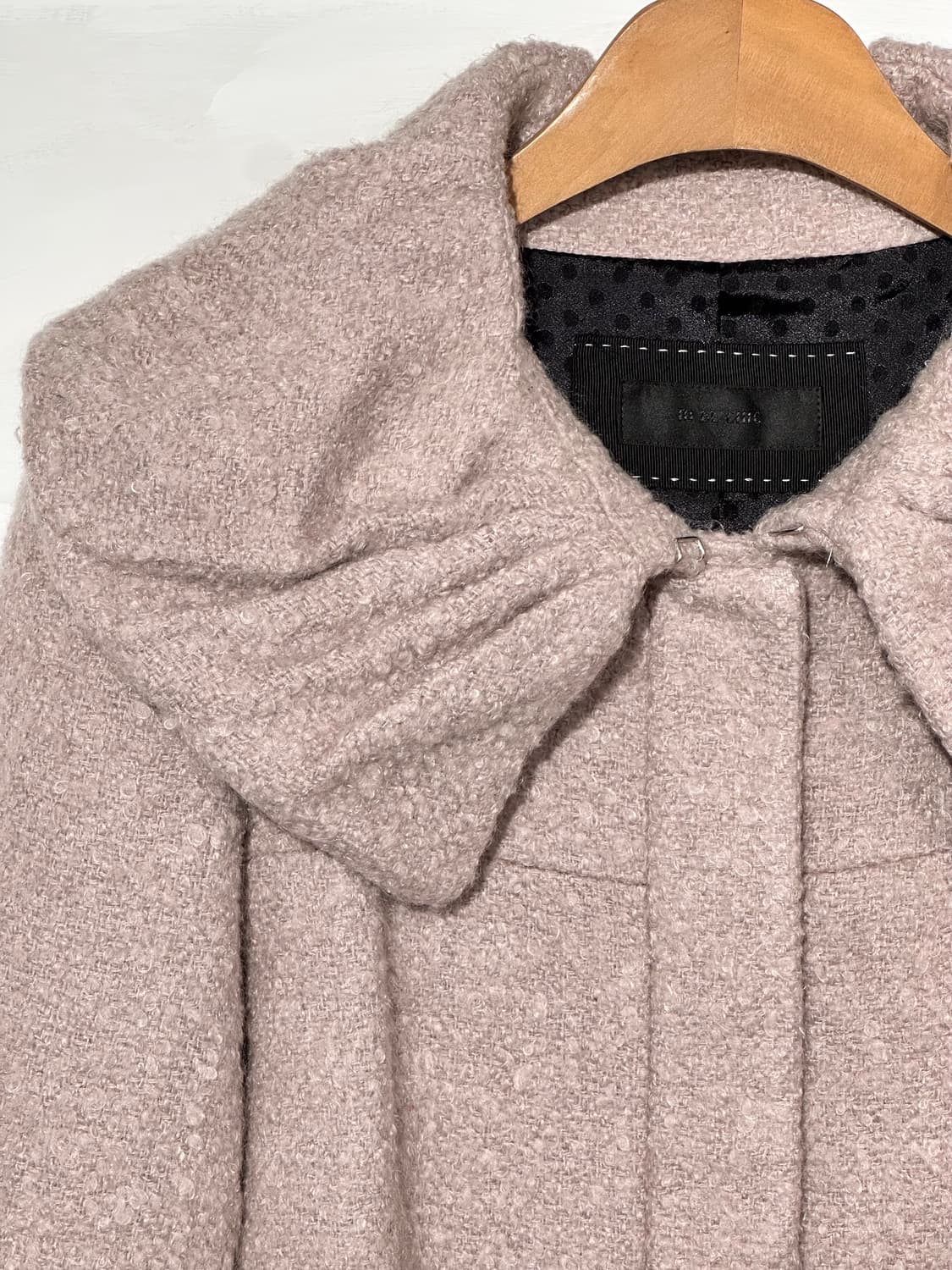 베이비핑크 리본 코트 상품이미지8