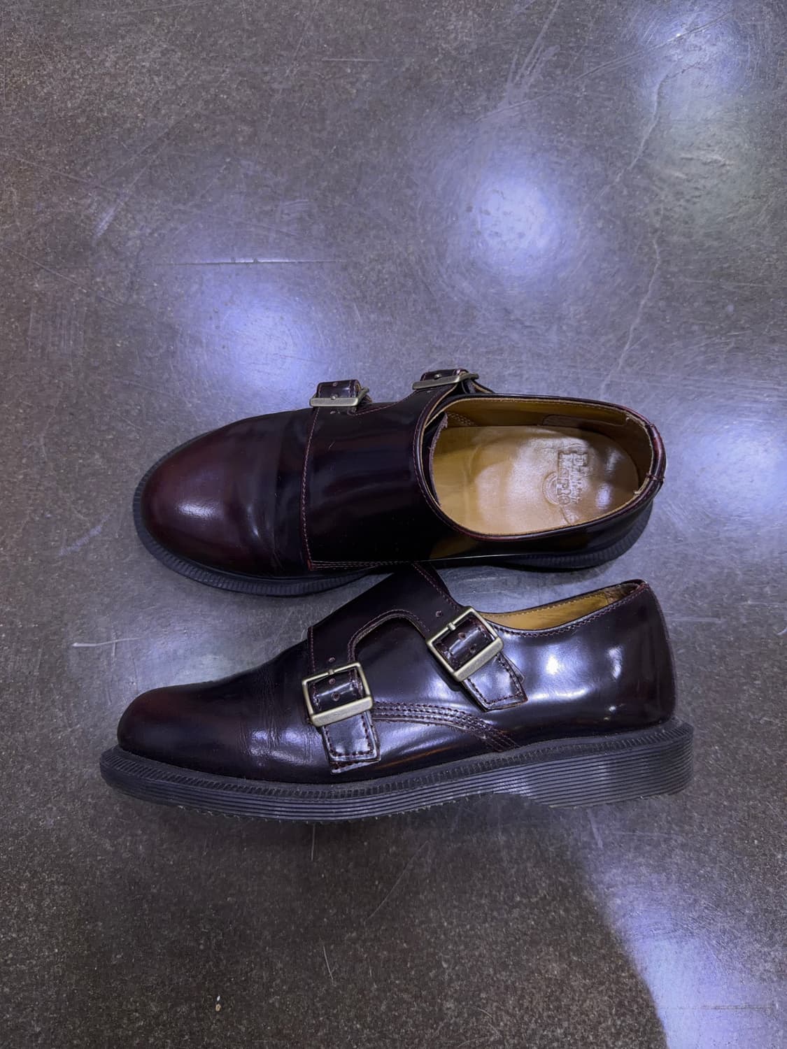 닥터마틴 판도라 더블 몽크 스트랩 슈즈 버건디 220 상품이미지6