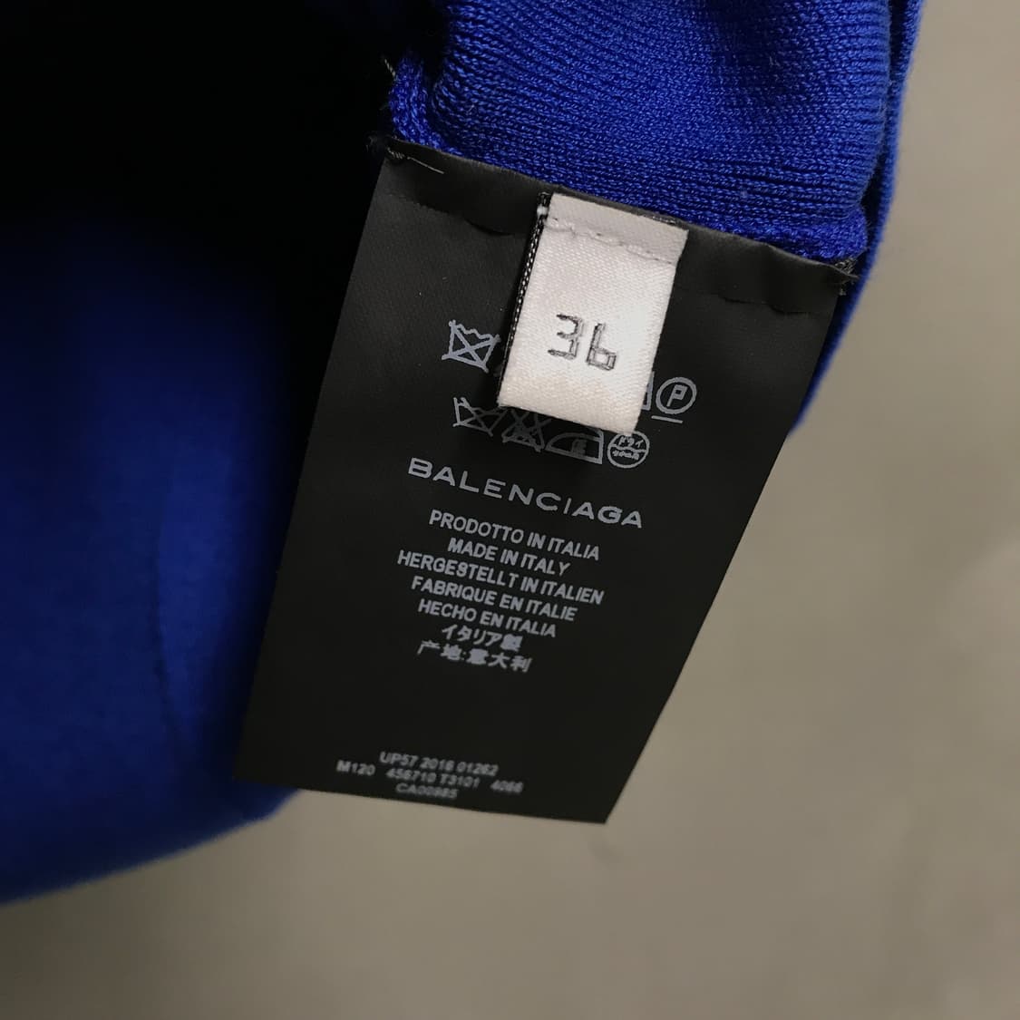 발렌시아가 슬리브리스 블루 36 상품이미지5