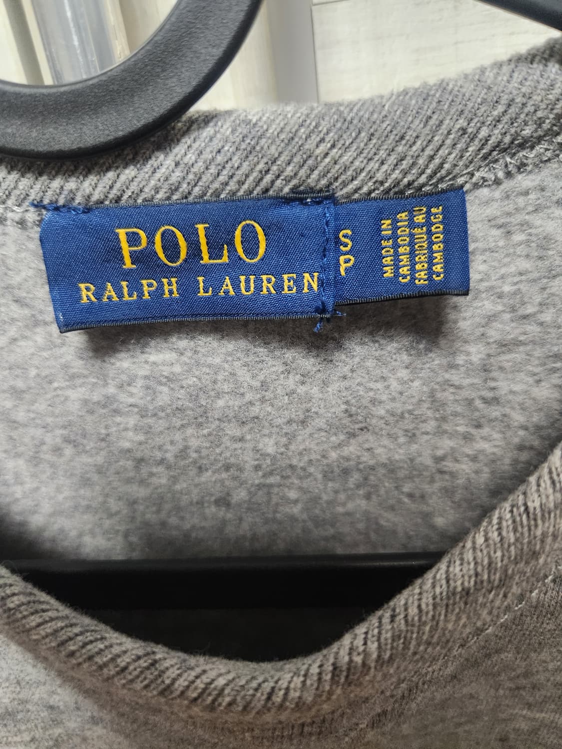 폴로랄프로렌 여성 플리스 스웨트 그레이 M사이즈 상품이미지3