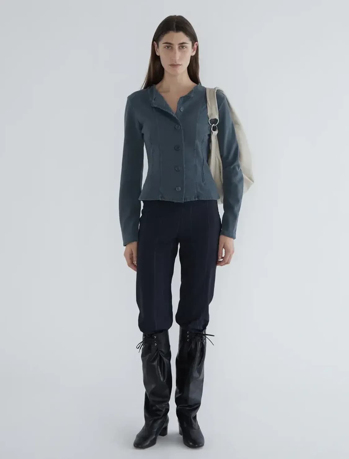 (S,M) 팔로마울 Sanpi 가디건 / 블루 상품이미지5