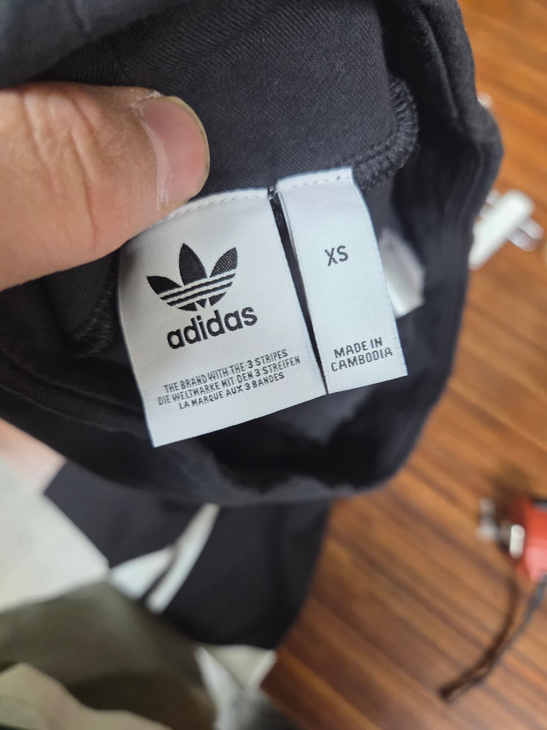 아디다스 빅트레포일 라지 로고 레깅스 xs 상품이미지3