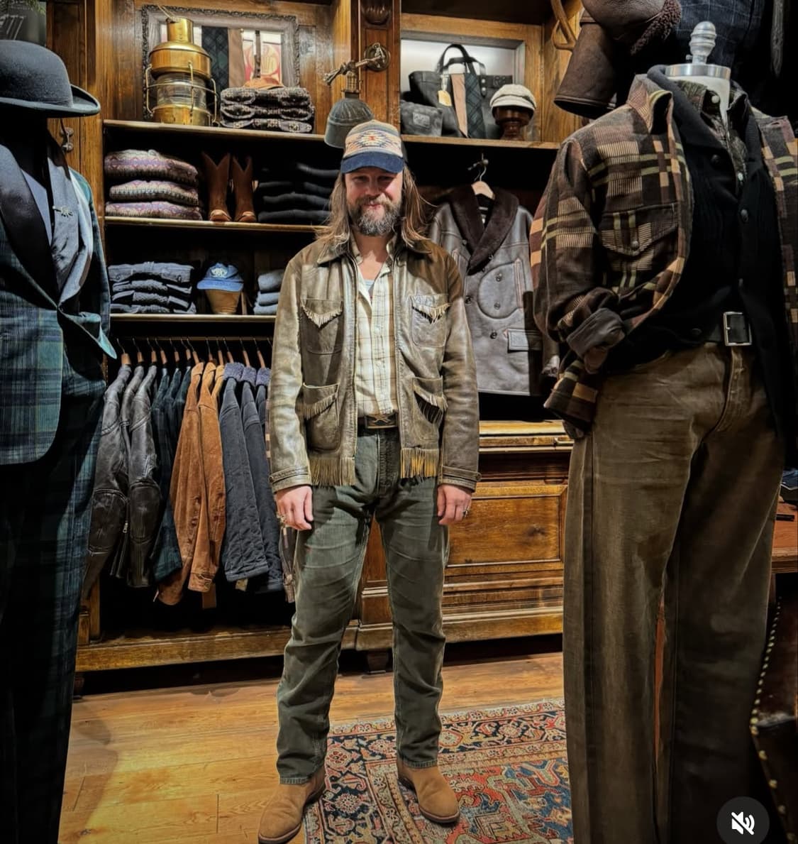 RRL 더블알엘 프린지 레더 자켓 L 새제품 상품이미지1