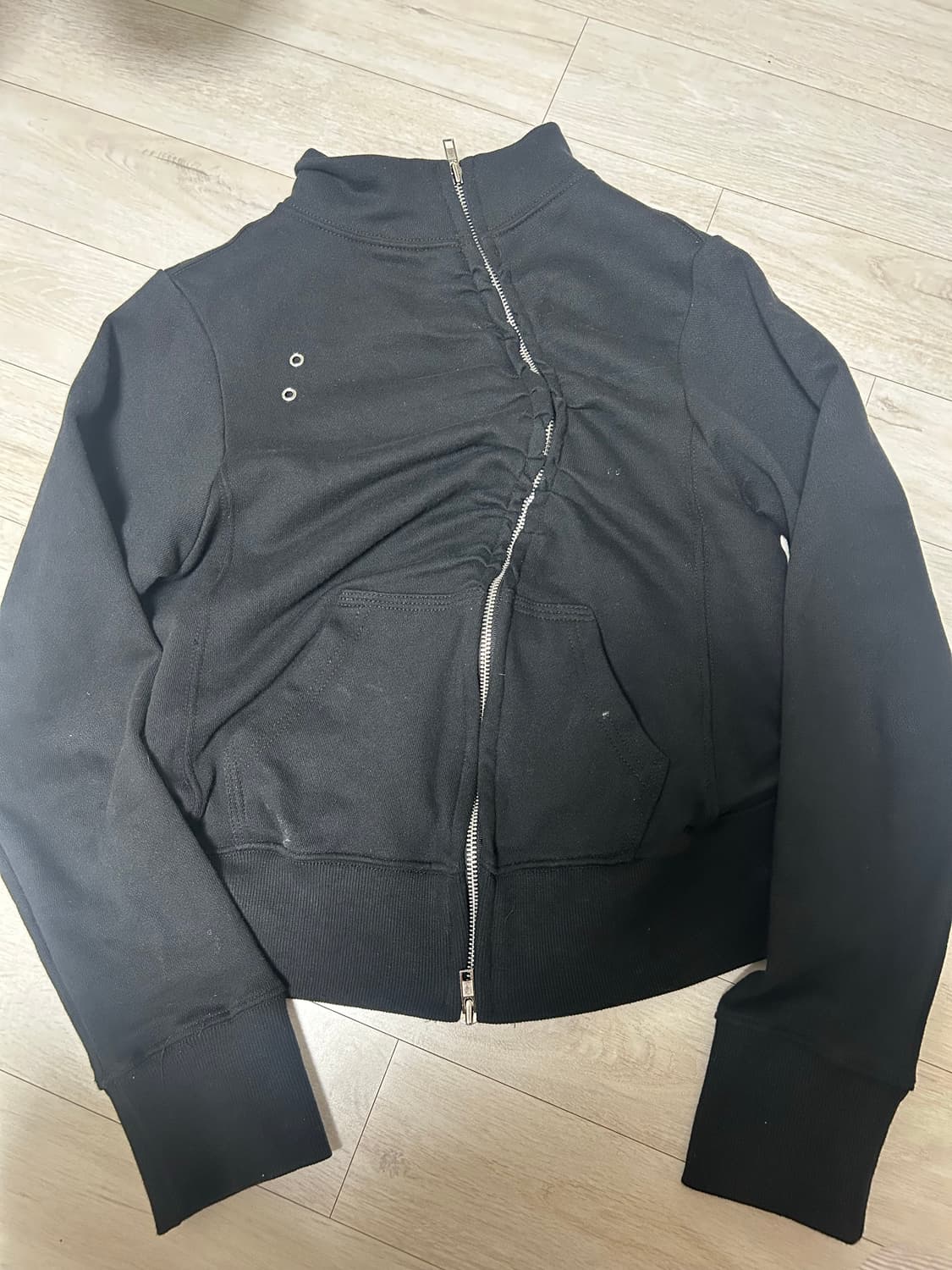 새상품 아일렛 투웨이 집업 상품이미지4