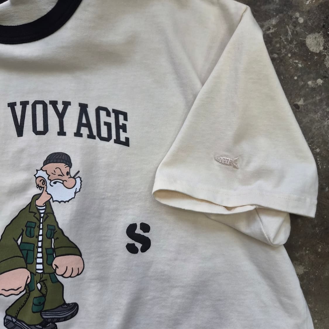 L) 아웃스탠딩 링거티 반팔티셔츠 아메카지 워크웨어 상품이미지5