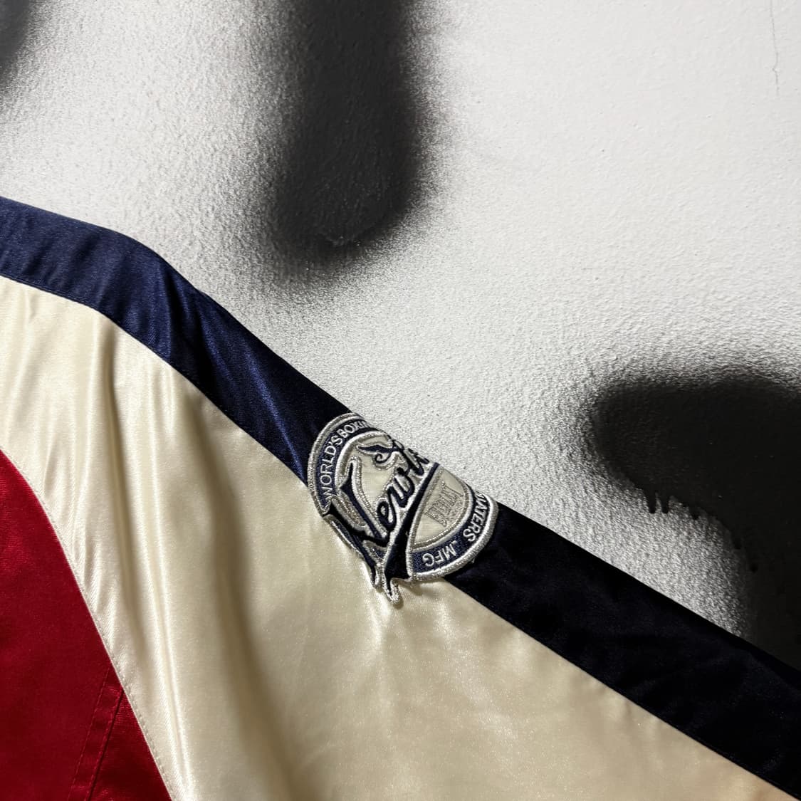 Everlast USA 헤리티지 올드스쿨 배색 자수 집업 바시티 자켓 상품이미지3