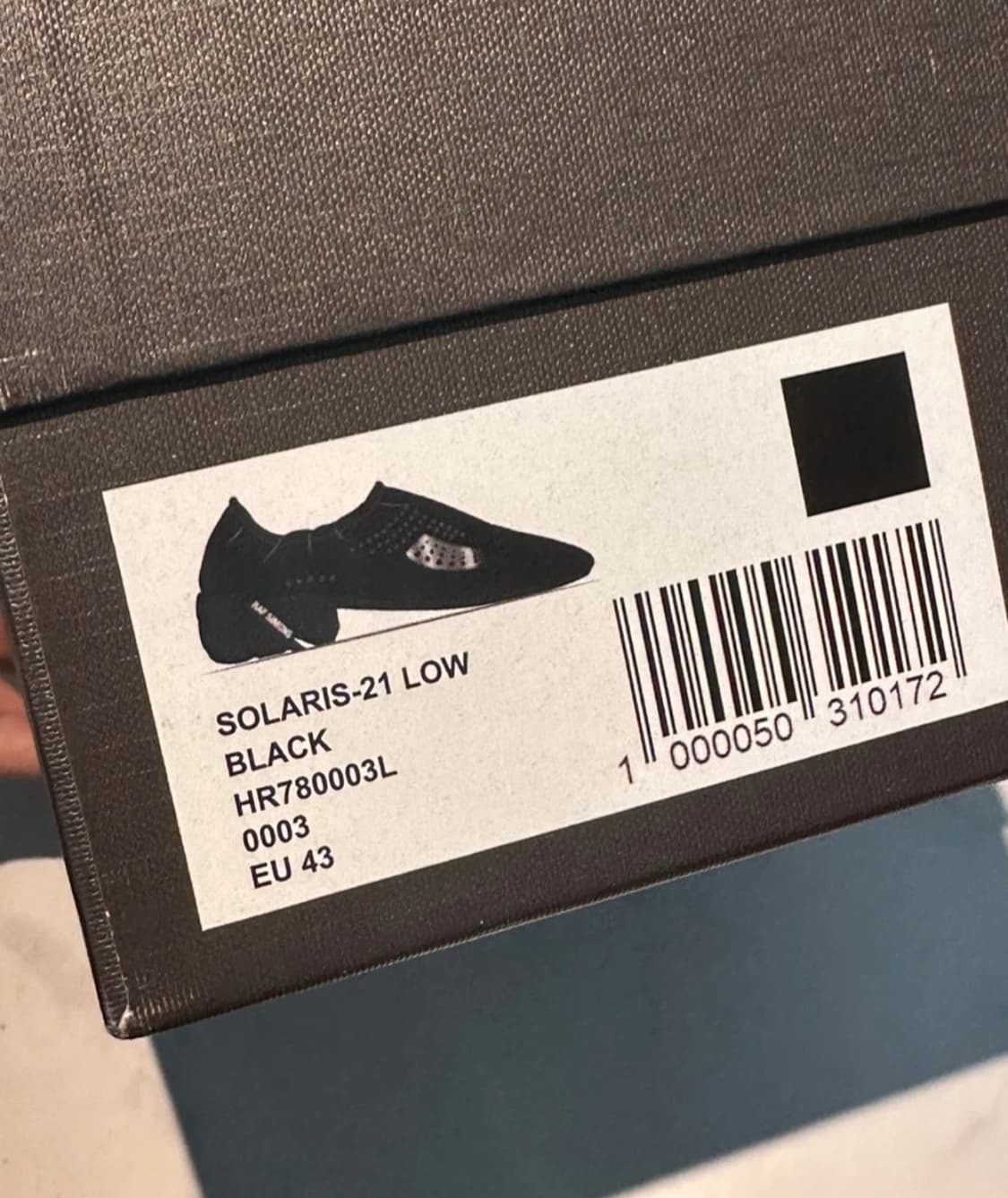 Raf simons SOLARIS 21 Low 상품이미지5