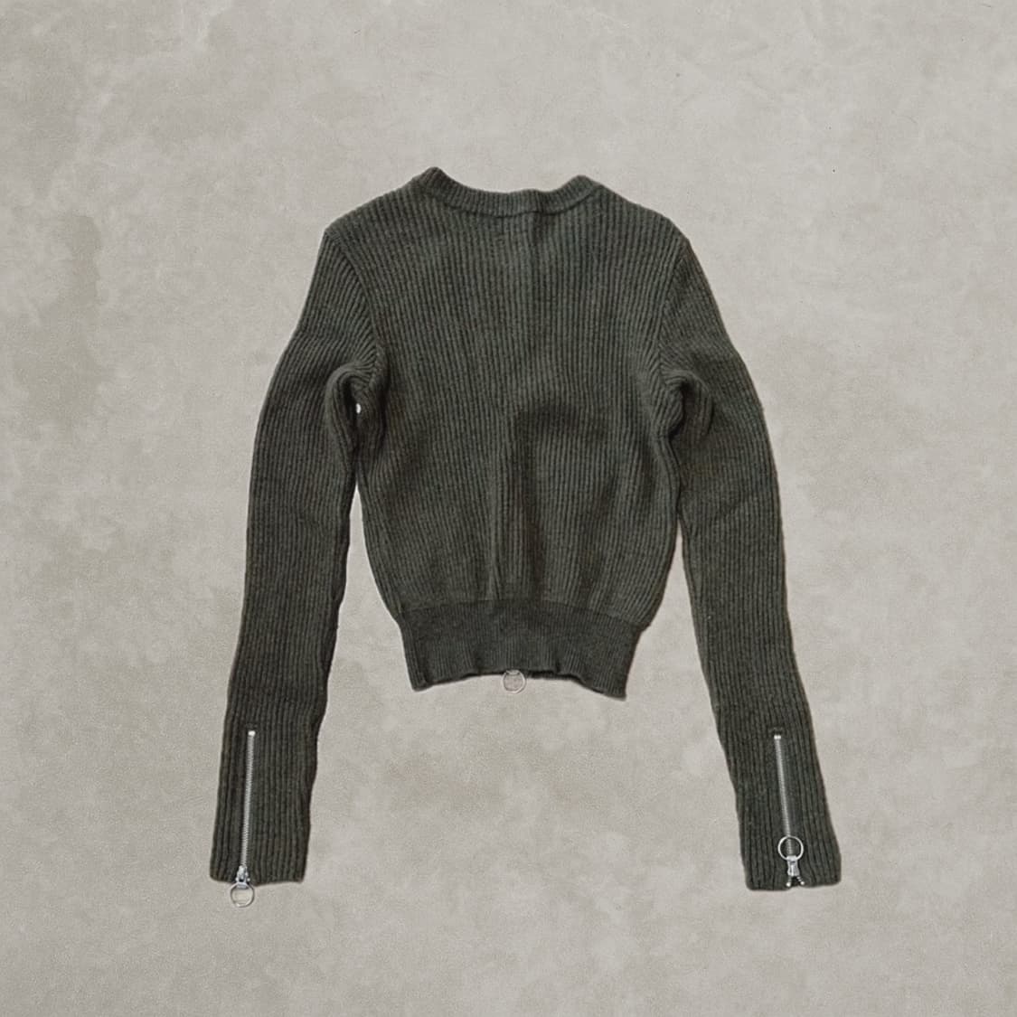 KAPITAL WOOL SHORT 가디건 올리브 상품이미지3