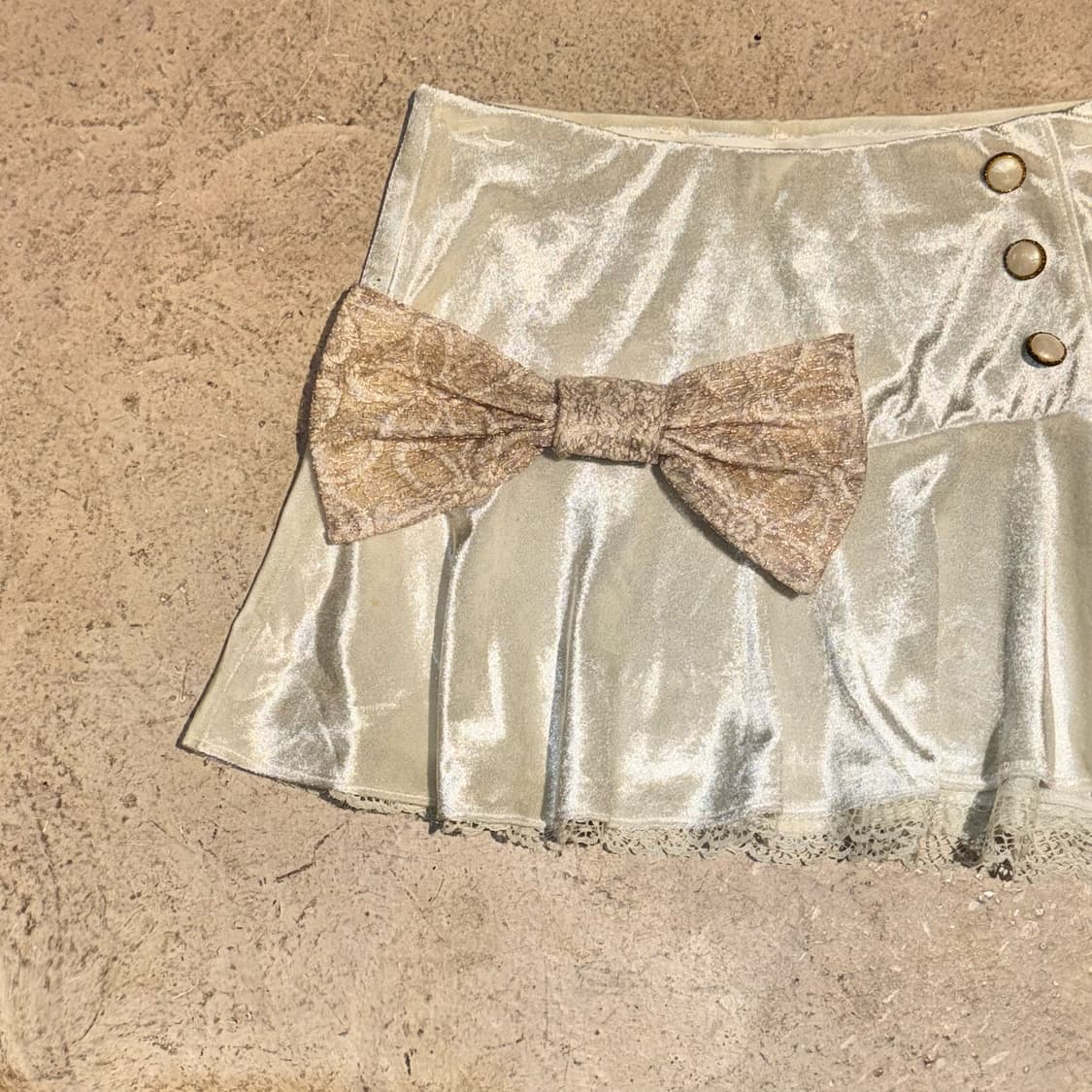 TRALALA 벨벳 스커트 상품이미지1