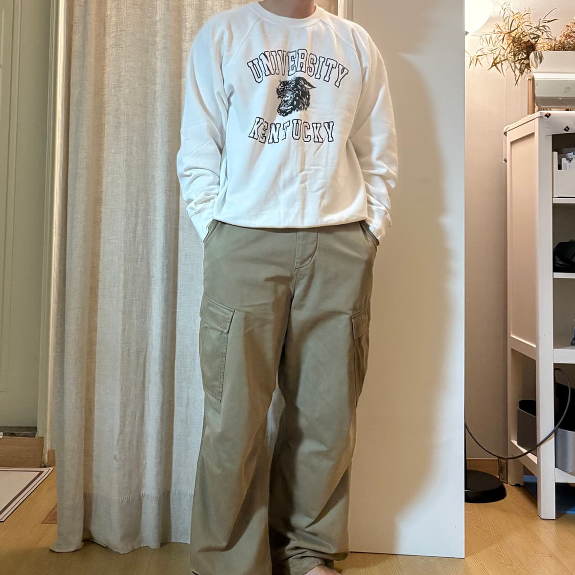 L사이즈) 와일드 동키 켄터키 맨투맨 화이트 상품이미지2