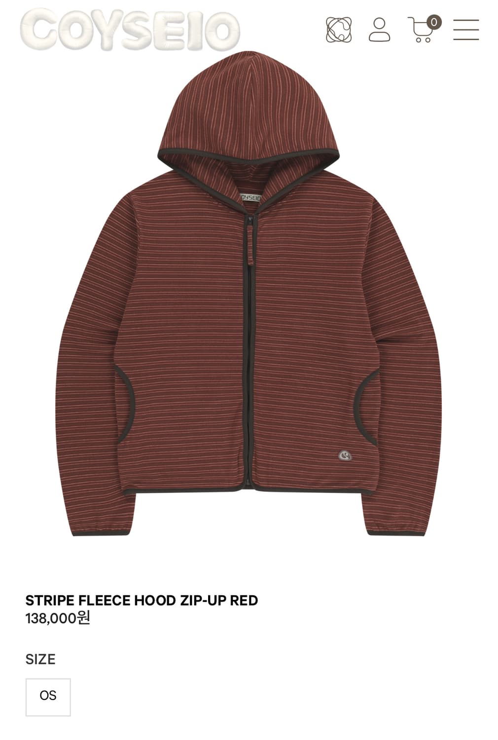 코이세이오 후드집업 상품이미지1