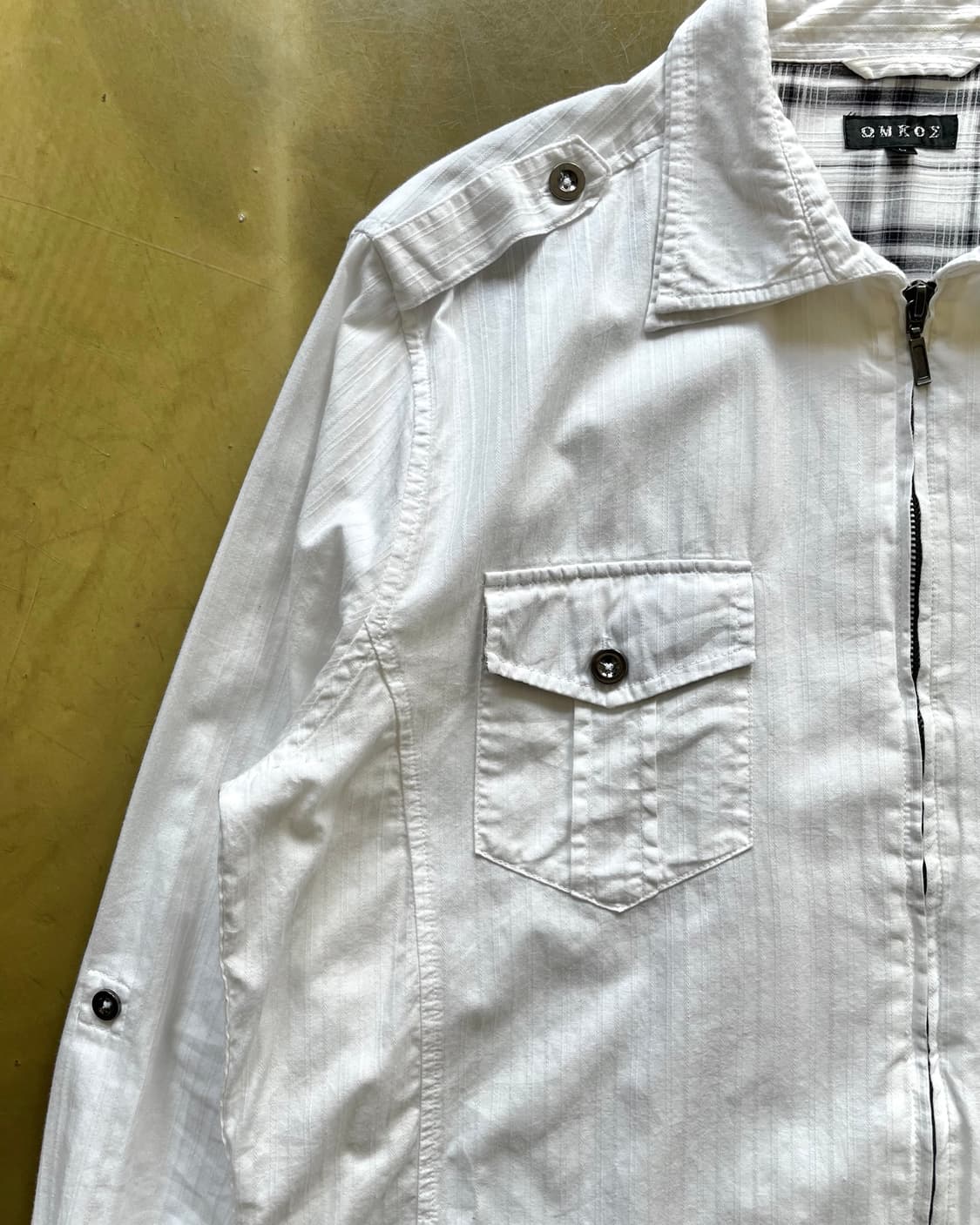 90-00s ΩMKOS Japan Double Neck Zip-up JK 상품이미지7