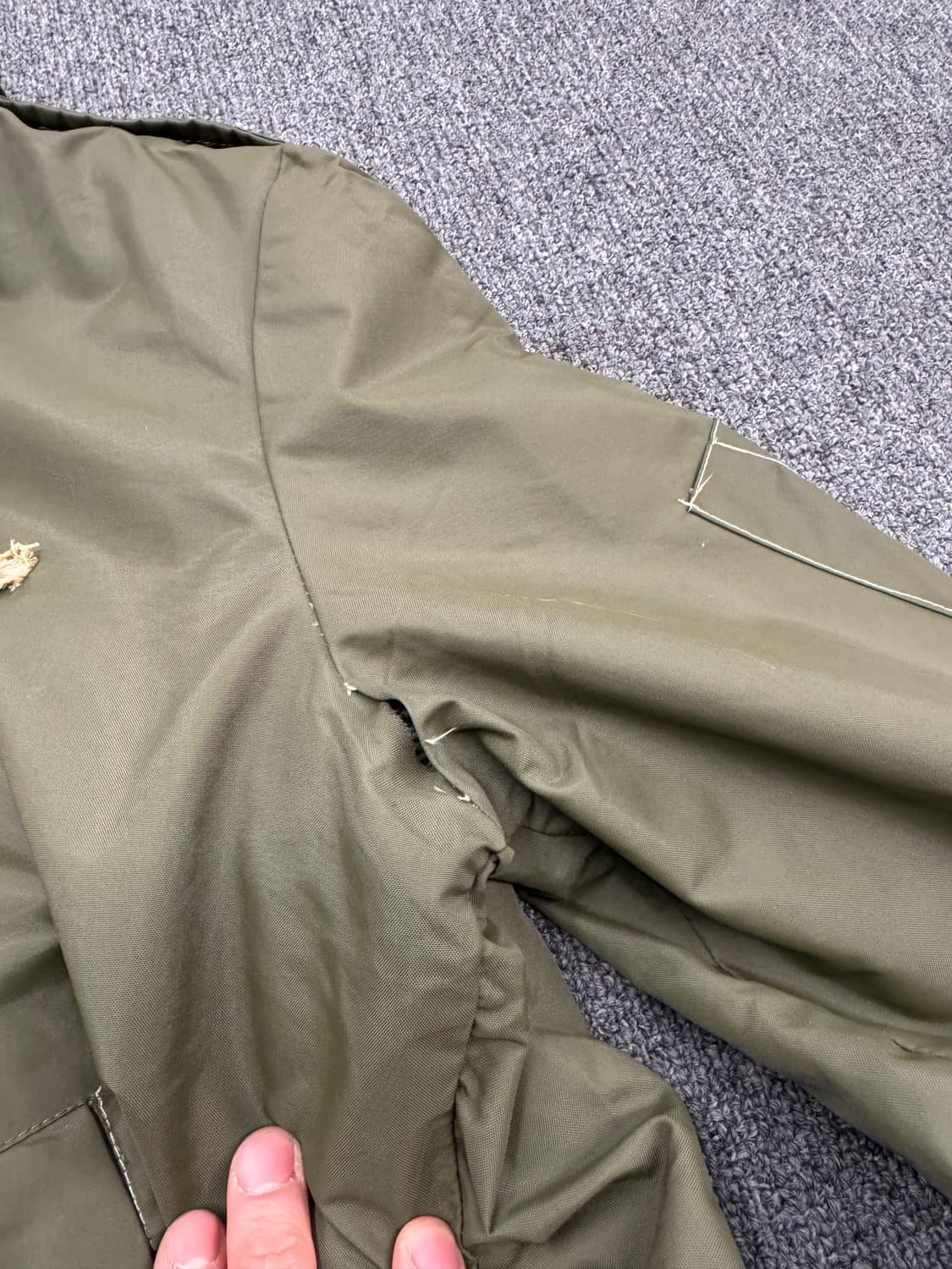 OS)70’s SALIK 밀리터리 빈티지 플라이트 봄버자켓 상품이미지3