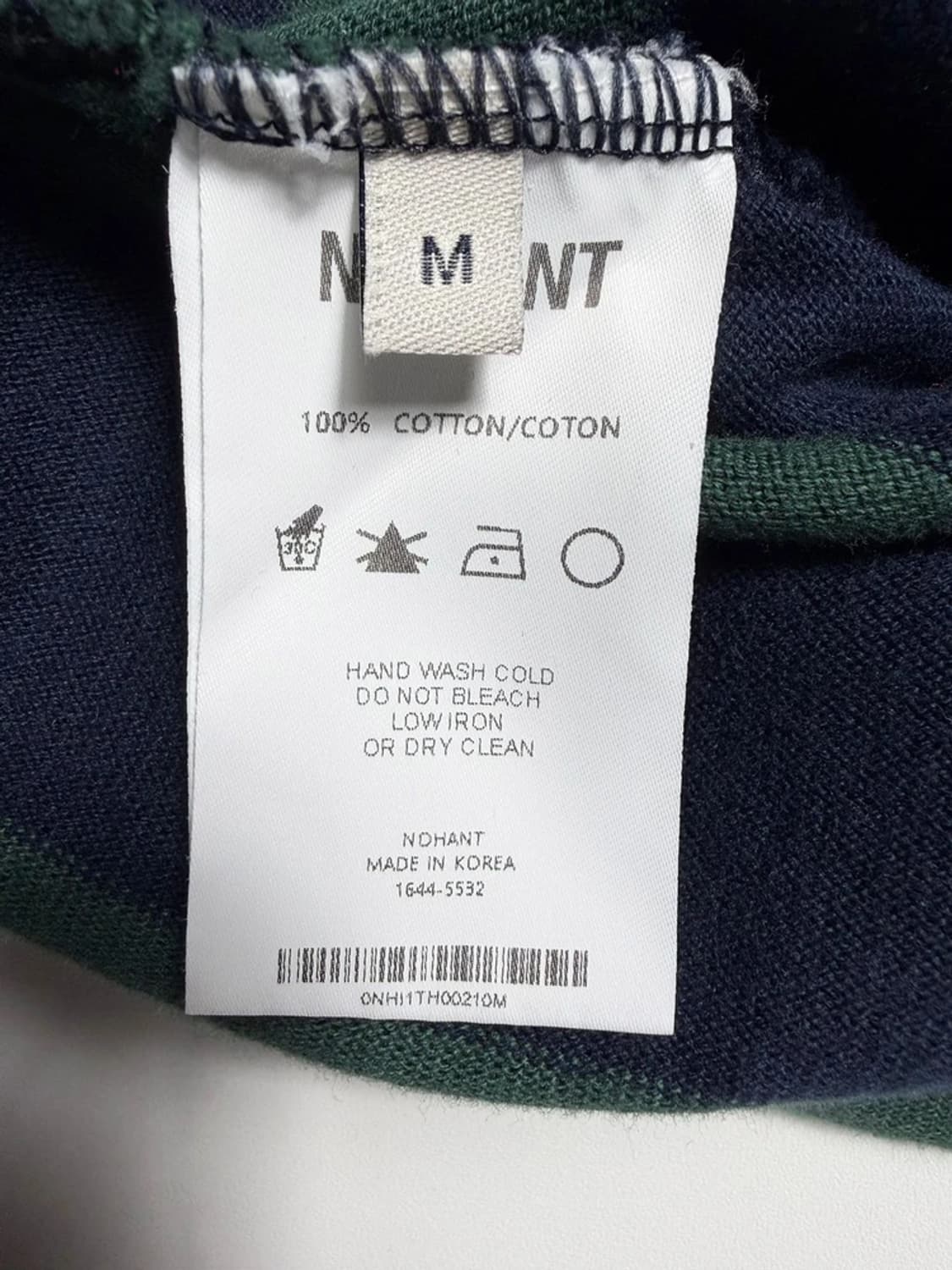 노앙 NOHANT 스트라이프 럭비 카라 롱슬리브 R2214 상품이미지6