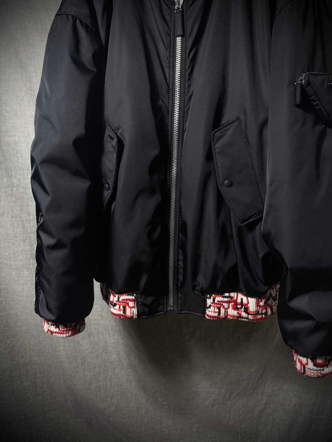 Prada x Raf Simons Re-Nylon Knit Bomber 상품이미지2