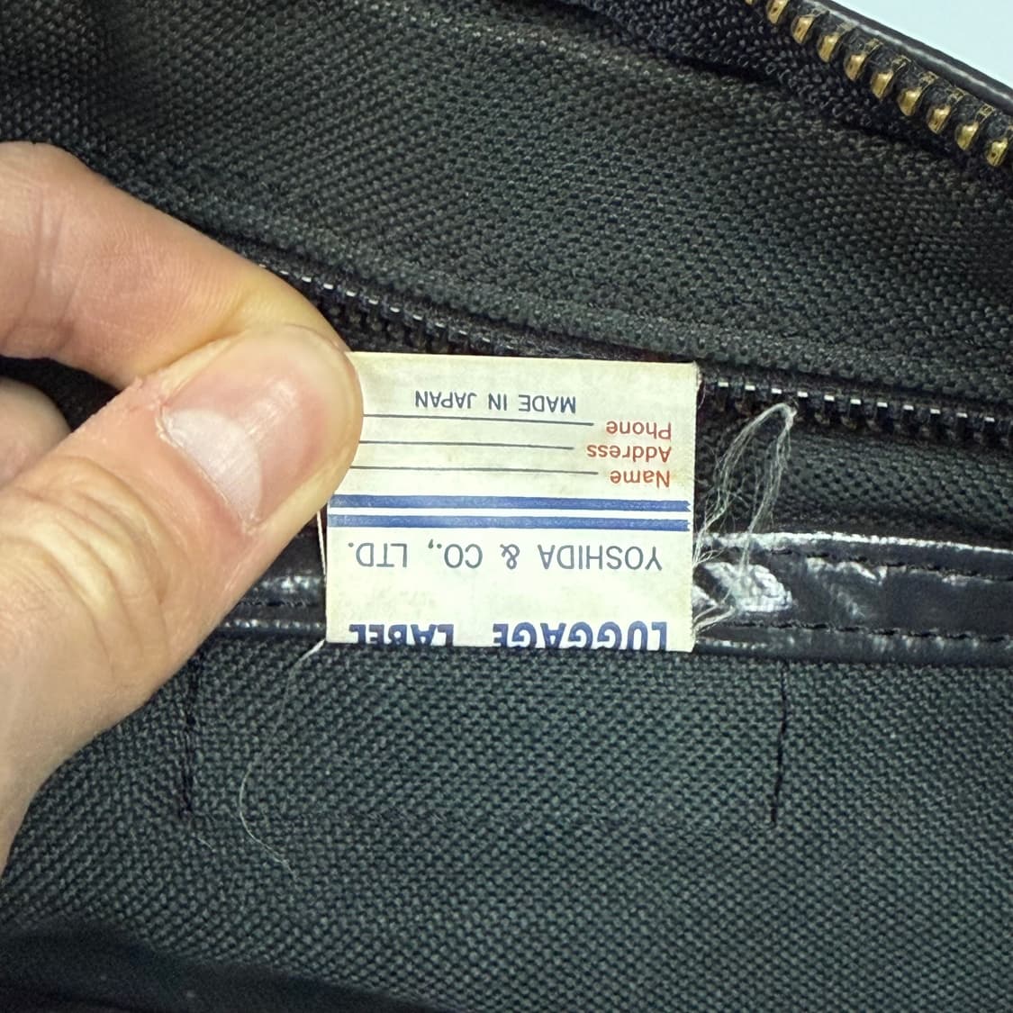 요시다포터 러기지라벨 라이너 숄더백 블랙 상품이미지9