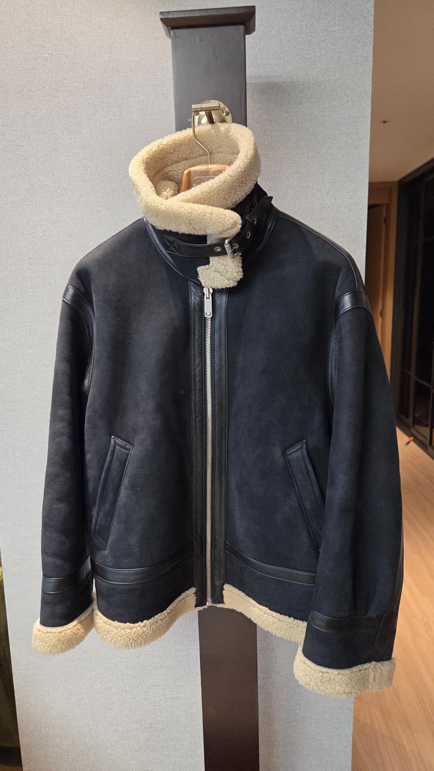 커스텀멜로우 천연양모 천연외피 무스탕 판매 상품이미지1