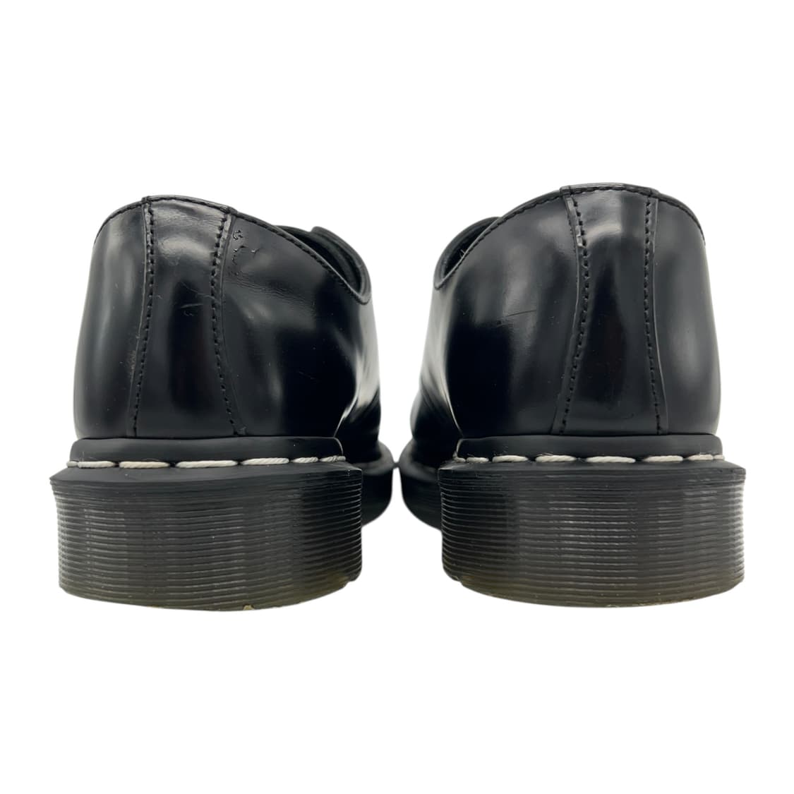 270 닥터마틴 1461 스무스 블랙 화이츠 스티치 (UK8) 상품이미지5