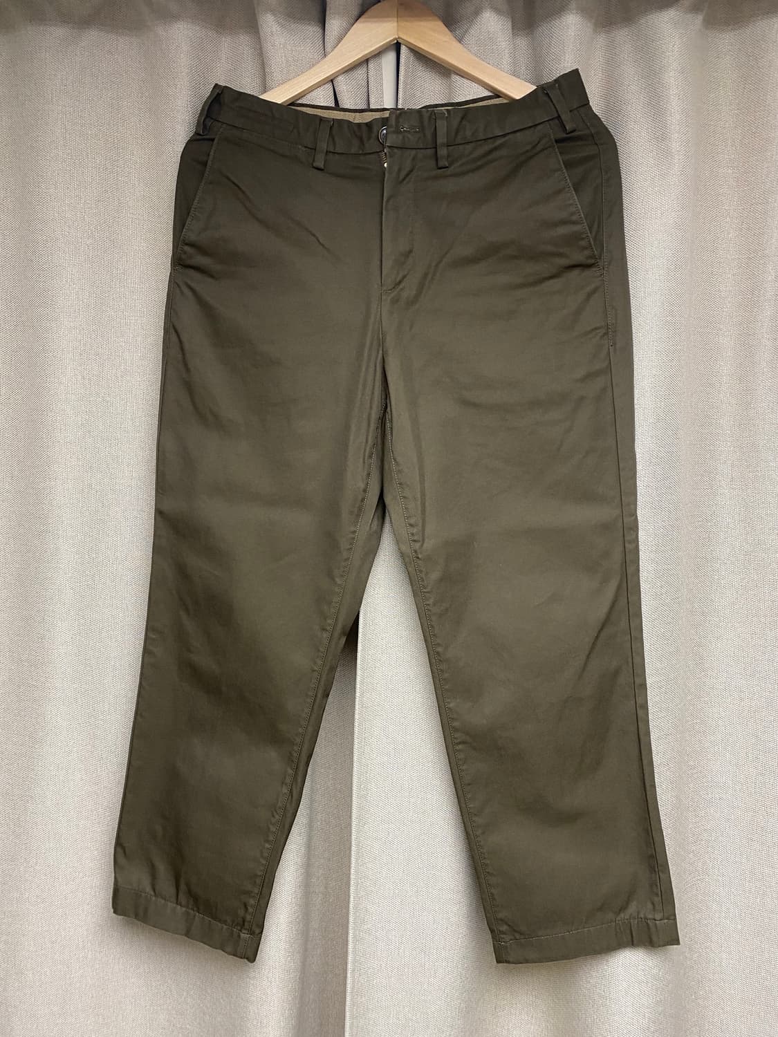 [30] 바스통 603 치노팬츠 올리브(필드드랩) (기장 수선) 상품이미지2