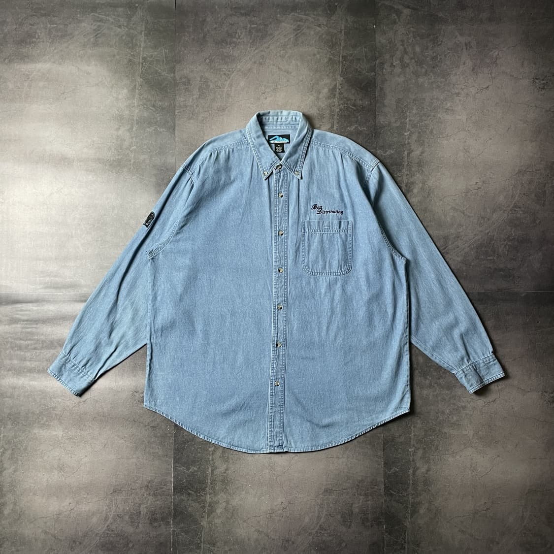 TRI-MOUNTAIN 빈티지 데님 코튼 셔츠 A00533 상품이미지1