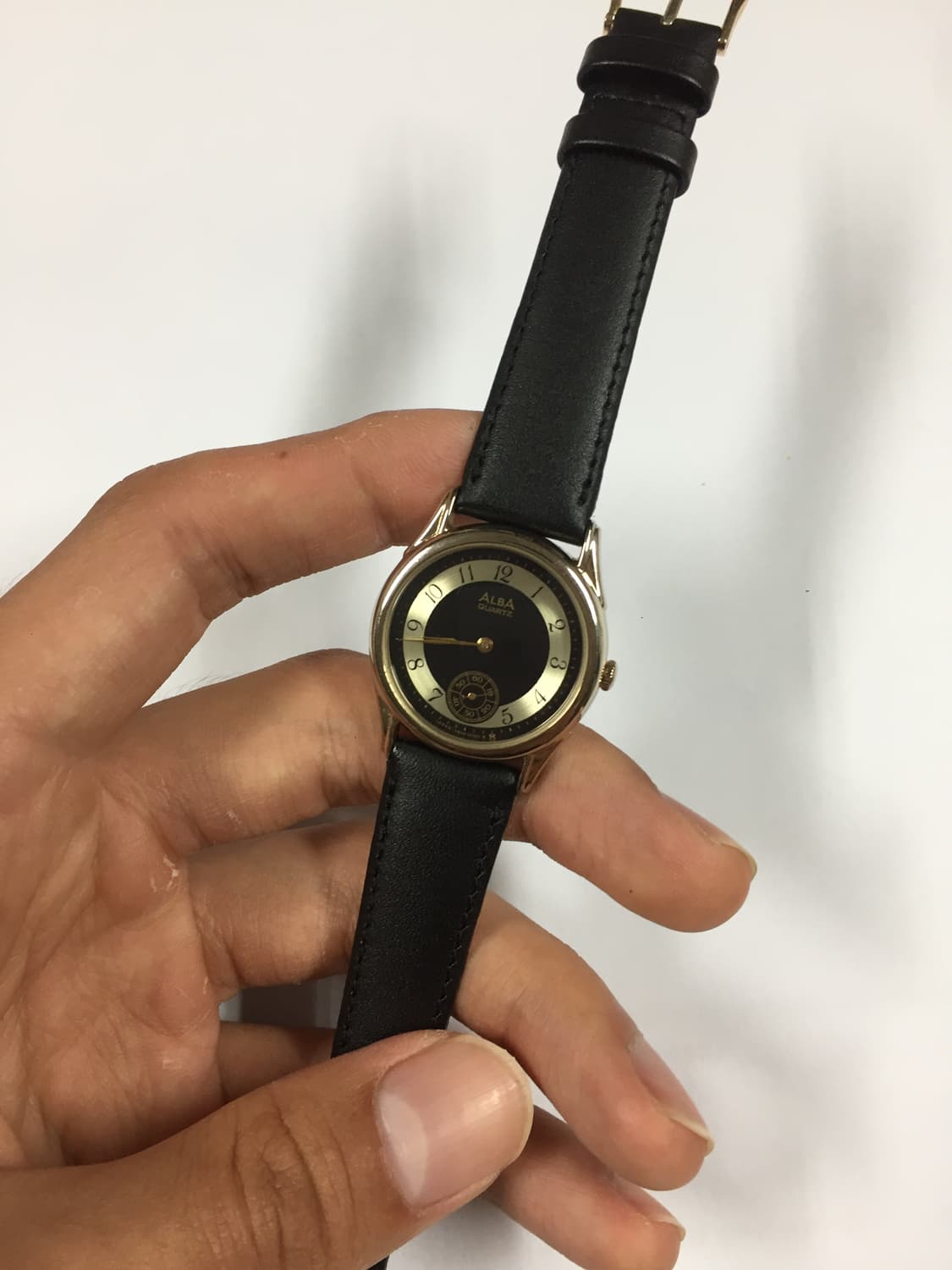 90s seiko alba quatz combi gold 상품이미지5
