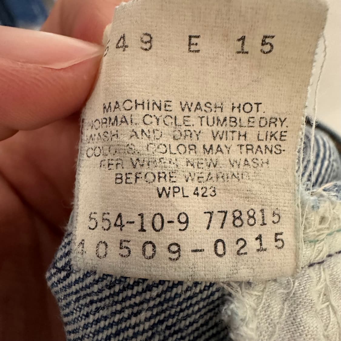 80’s 리바이스 509 오렌지탭(Made in USA) 상품이미지9