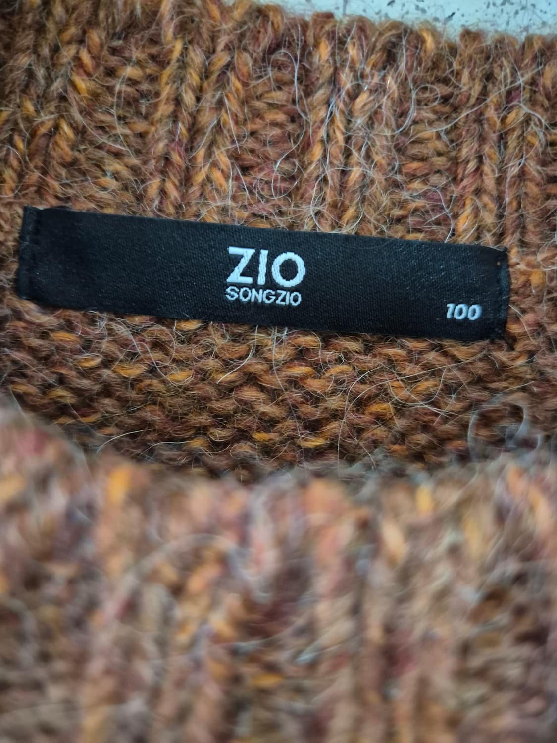 [100]지오송지오 울 알파카 니트 스웨터 상품이미지4