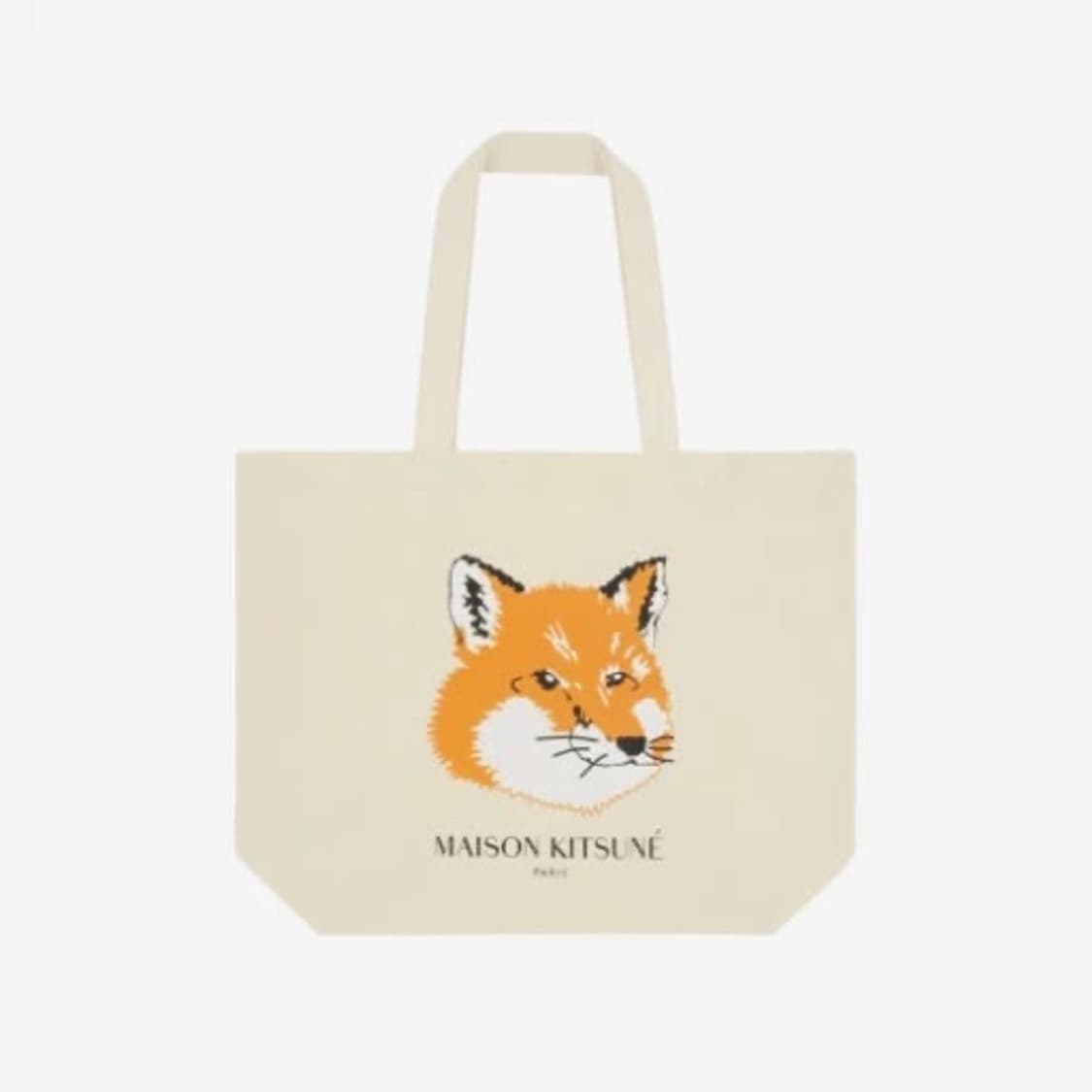 메종키츠네 폭스 헤드 토트백 에크루 상품이미지1