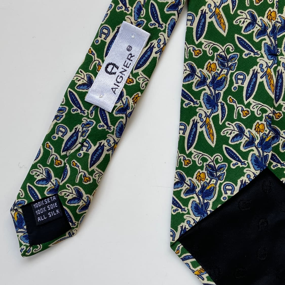 아이그너(AIGNER) 모노그램 정품 명품넥타이 상품이미지5