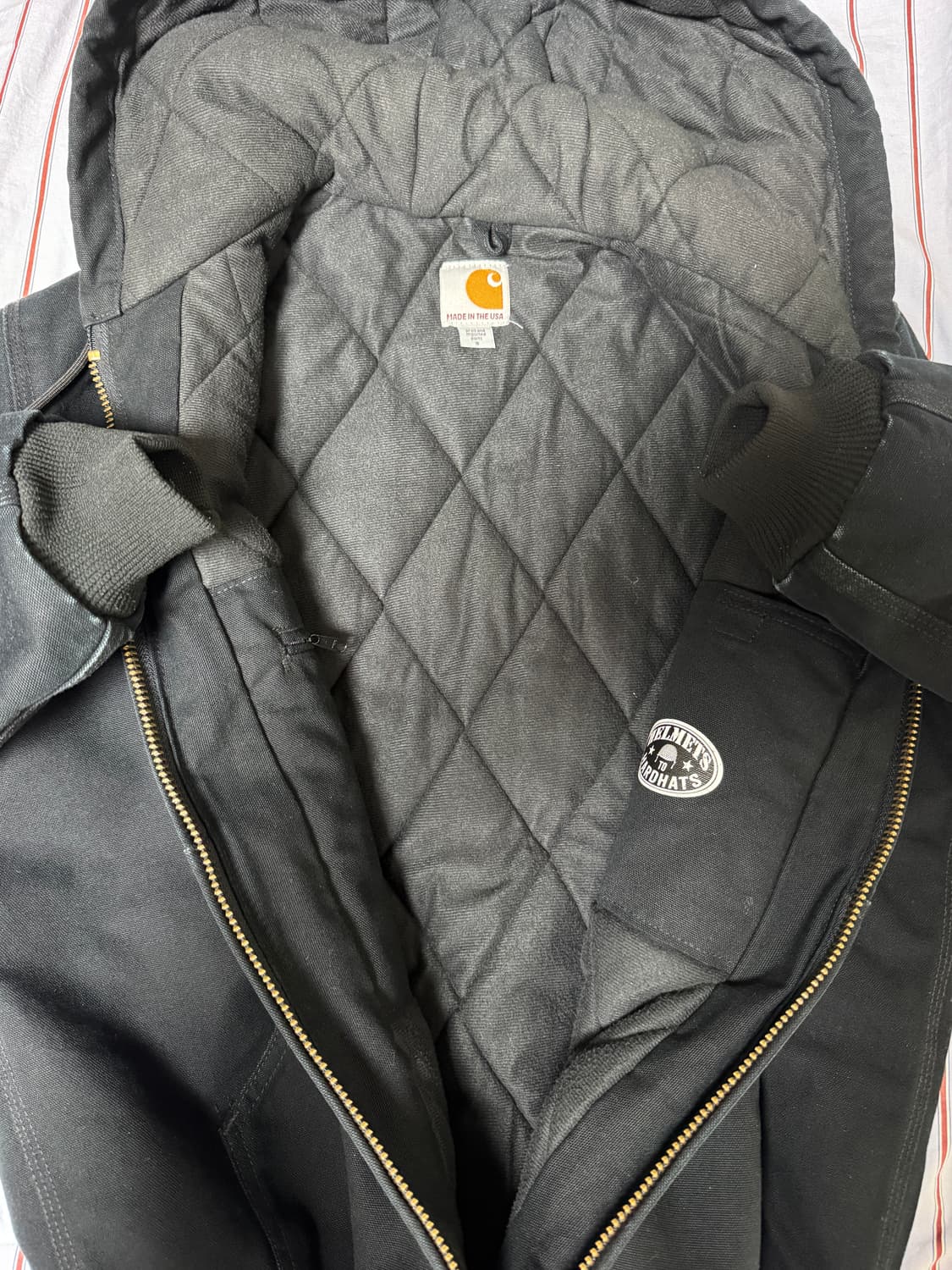 칼하트 엑티브자켓 블랙 S 상품이미지3