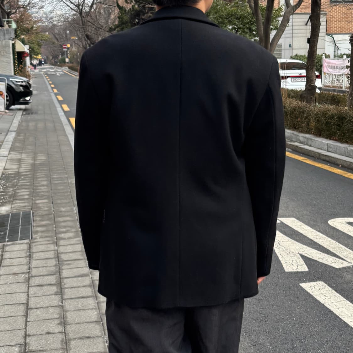 90's 아르마니 진스 울 블레이저 상품이미지3