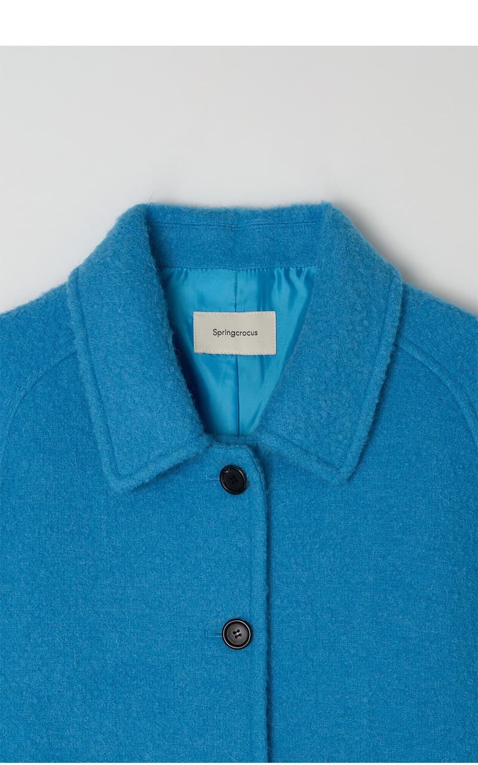 스프링크로커스 부클 레글런 하프 코트 (블루) 상품이미지3