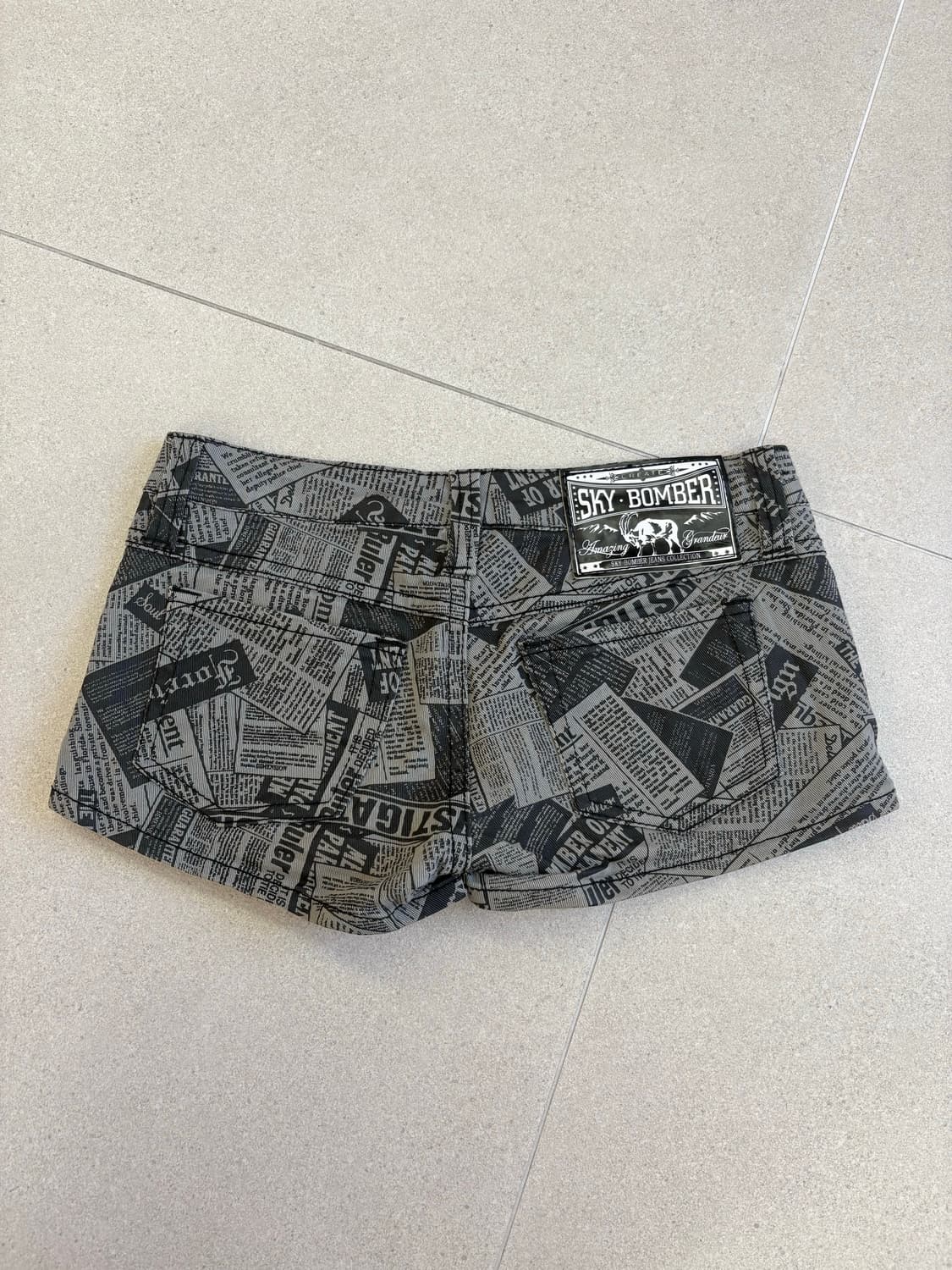 Sky bomber 프린팅 숏츠 상품이미지5