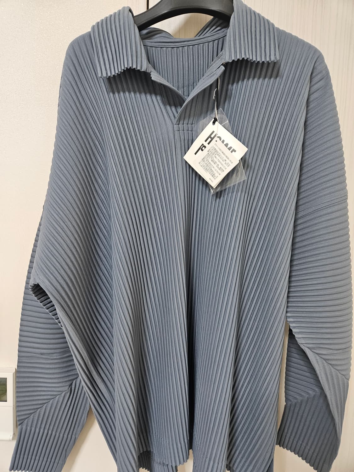 옴므플리세 JM082 카라 셔츠 카라티 슬레이트 블루 Size 3 상품이미지2