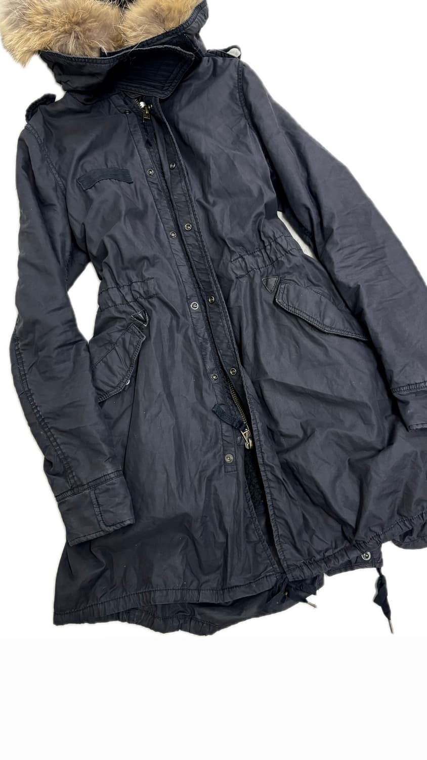 [G.O.A] 2000s Archive Racoon Fur Black P 상품이미지6