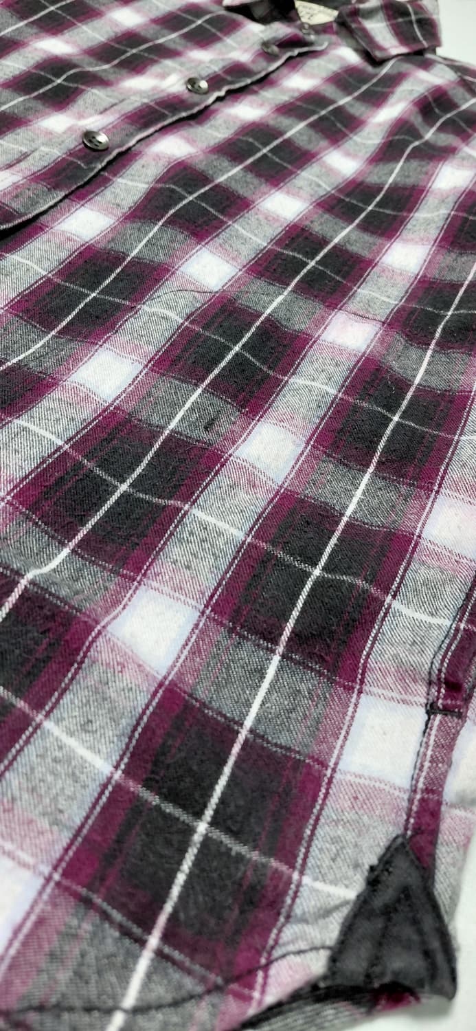 ​[M] 빔즈(BEAMS) 빈티지 체크 플라넬 셔츠 상품이미지10