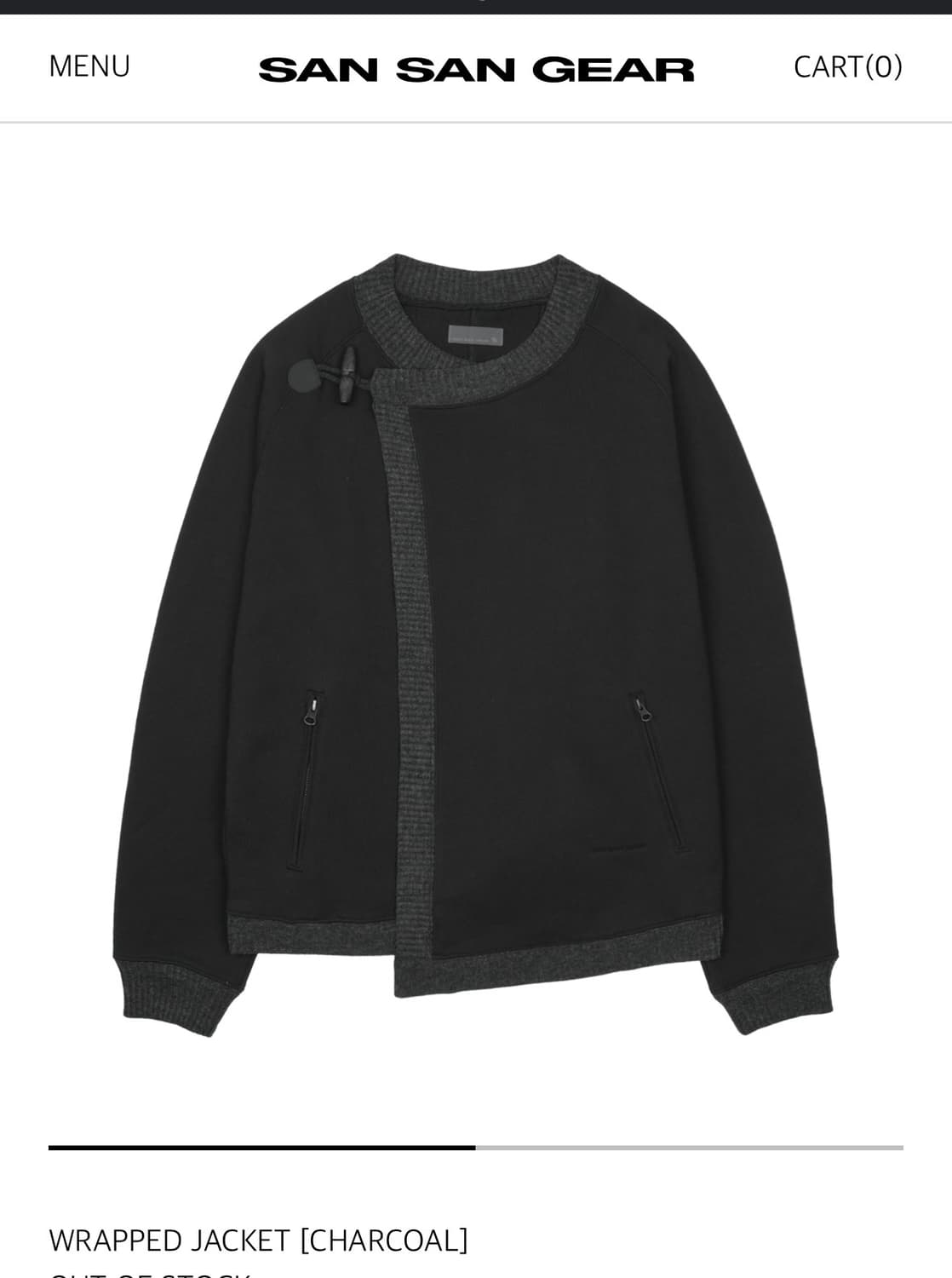 구해요)))) WRAPPED JACKET 상품이미지1