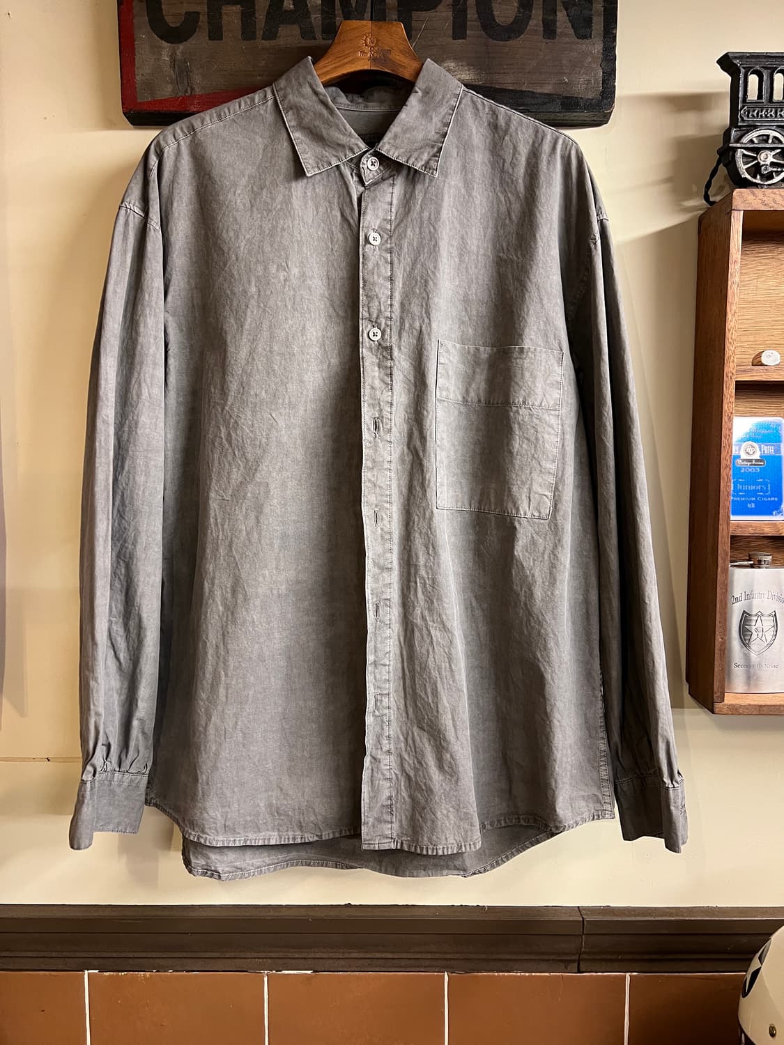Areuban Shirts Grey 상품이미지2