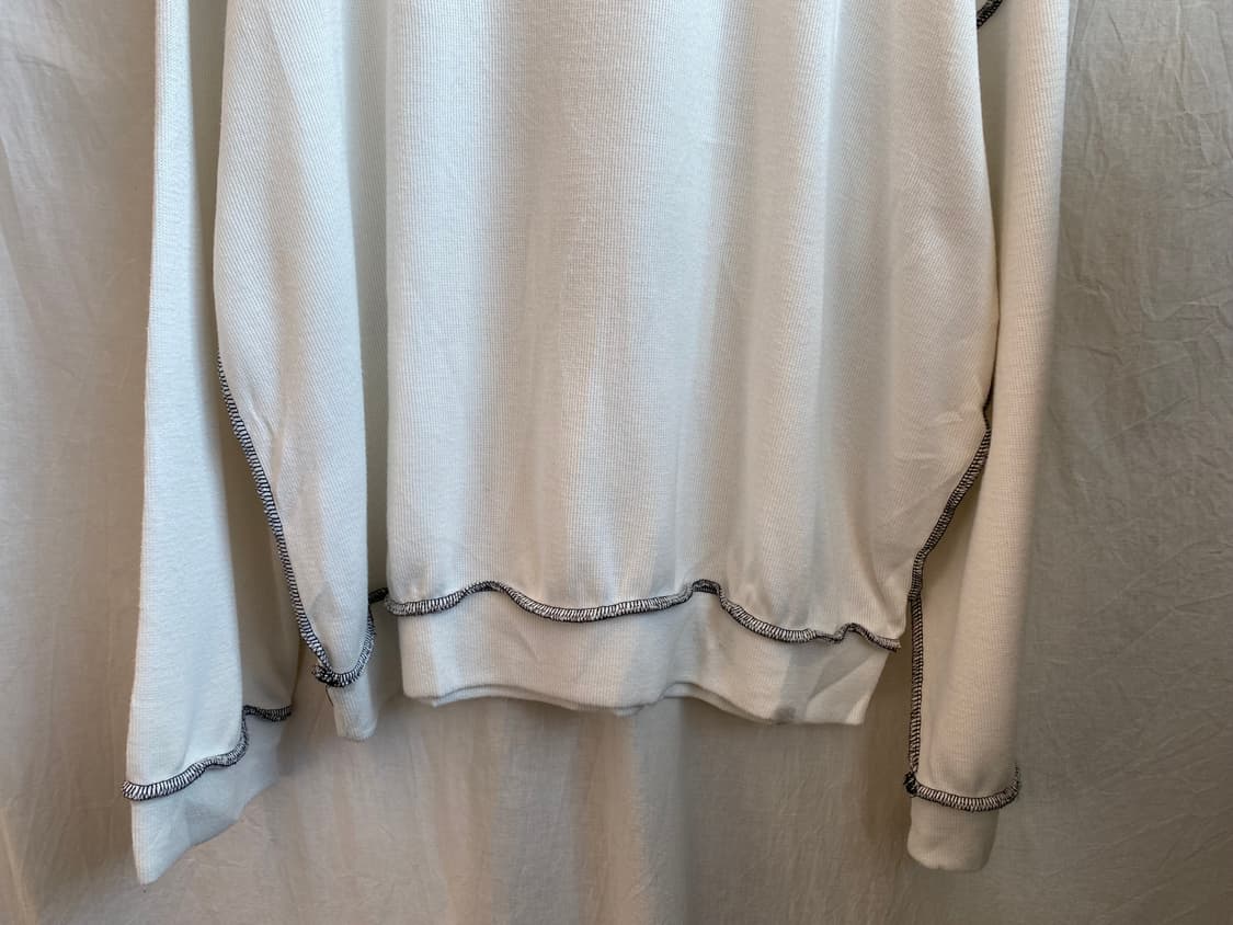 DAZY 화이트 오버핏 티셔츠(F) 상품이미지4