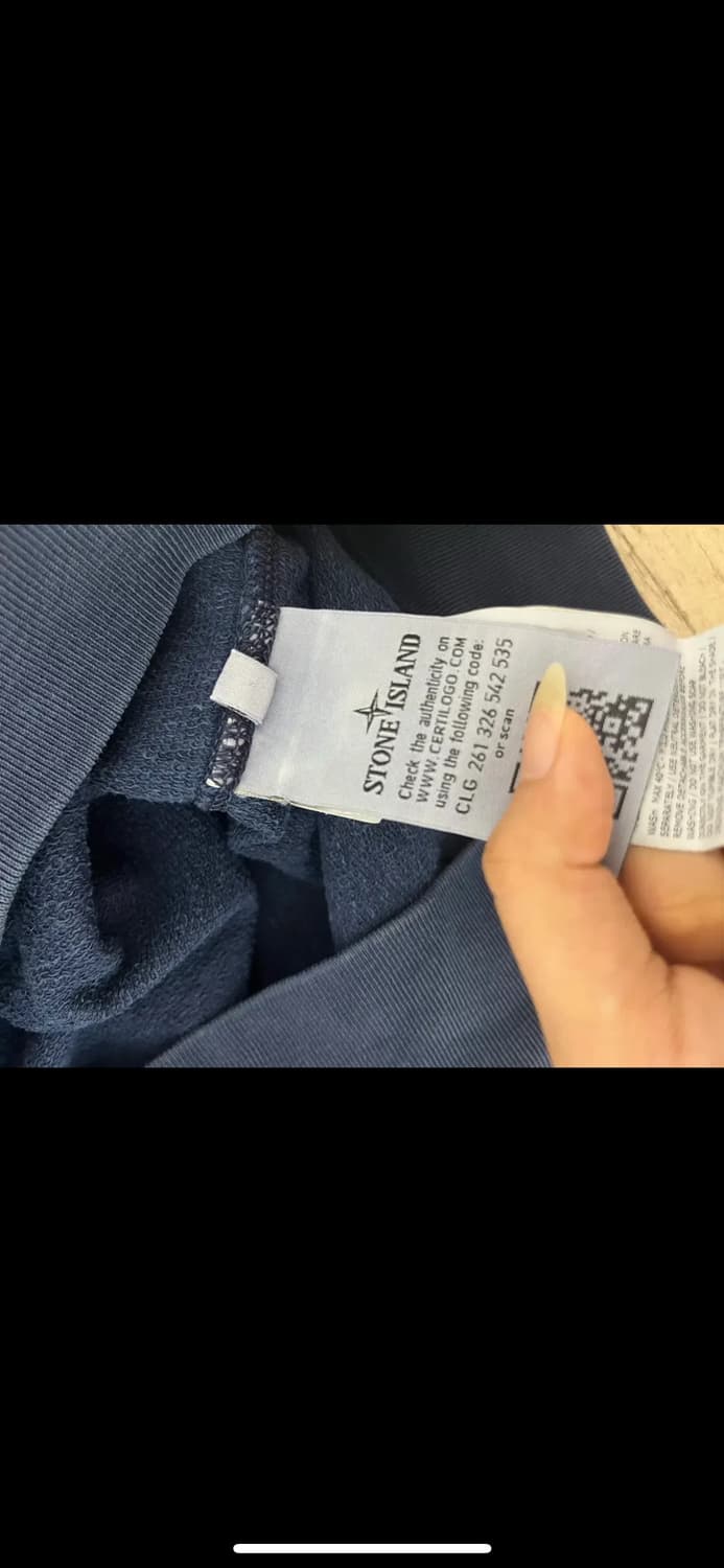 스톤아일랜드 네이비 맨투맨 티셔츠 롱슬리브 M 상품이미지4