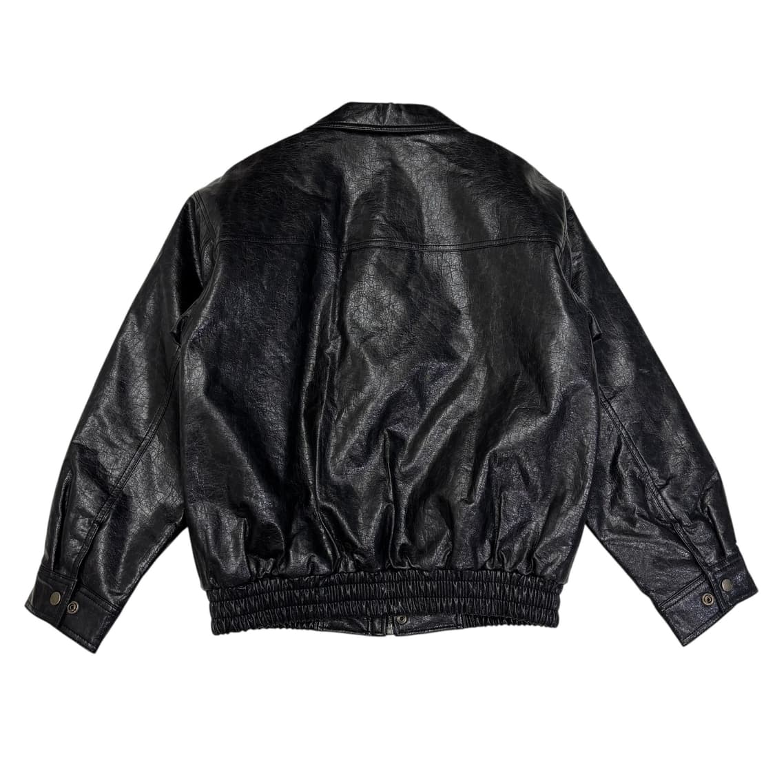 크랭크 빈티지 레더 점퍼 상품이미지5