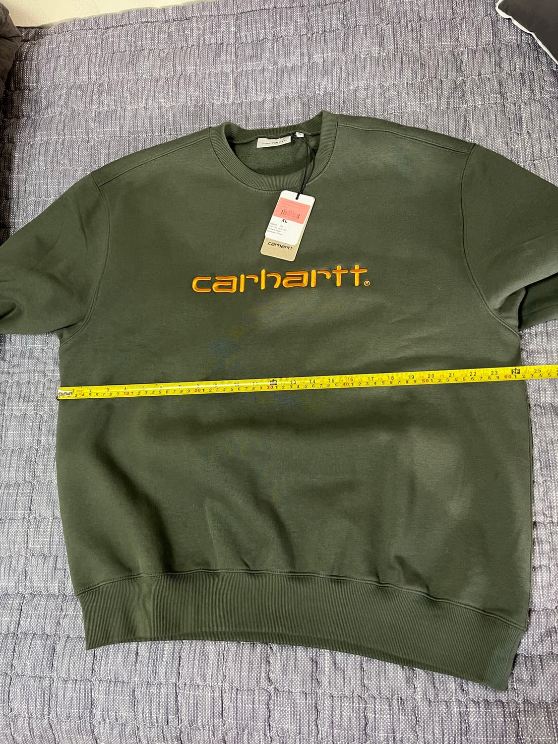 칼하트 wip 카키 맨투맨 XL (새상품) 상품이미지6