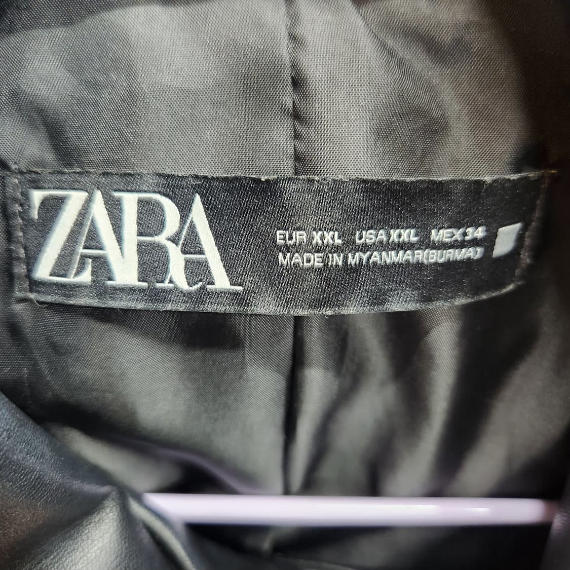 자라 에코 라이더 견장 가죽자켓 XXL(L) 상품이미지5