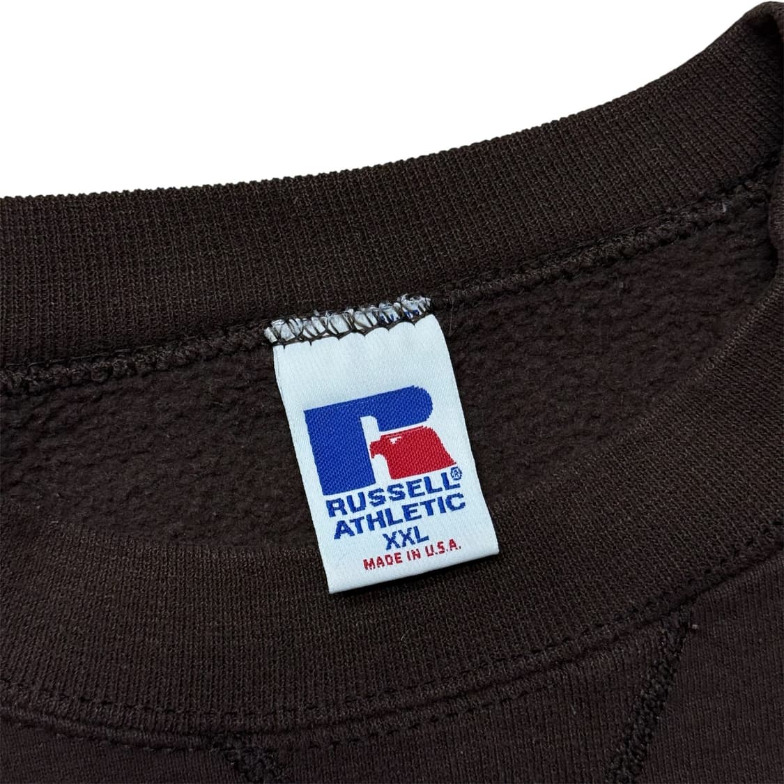90s 빈티지 러셀 스웻셔츠 브라운 상품이미지4