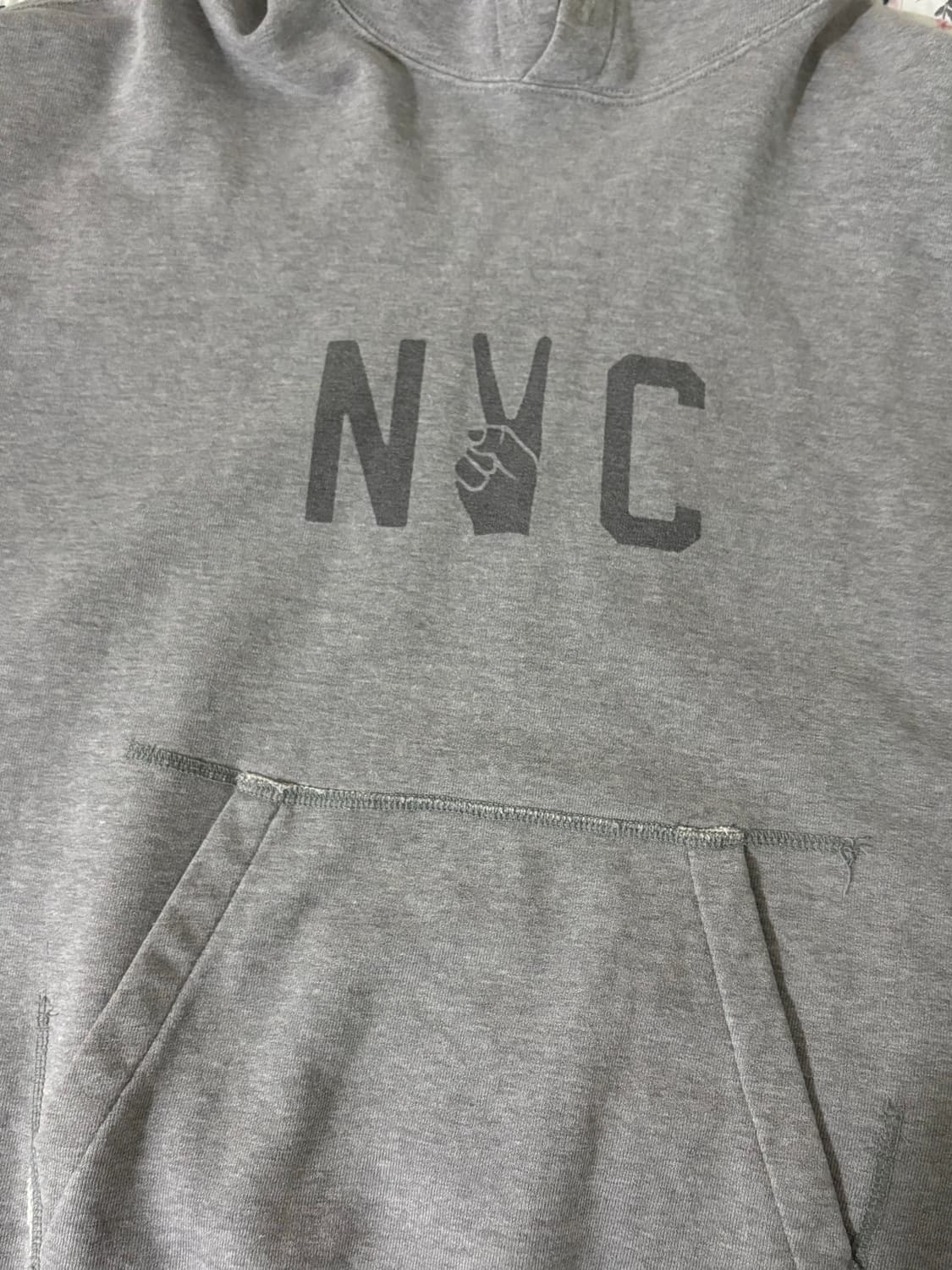 remi relief 레미 릴리프 후드티 그레이 사이즈 M (2) 상품이미지4