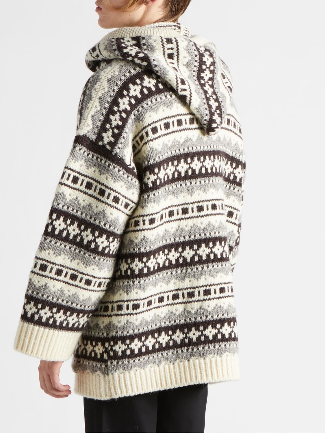 CELINE 21AW 셀린 풀오버 바자 울 니트 후디 상품이미지5