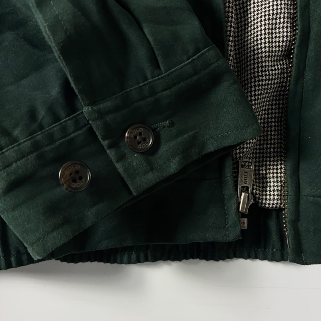 Polo  폴로 골프 90,s 다크그린 트윌 나일론 바이스윙 자켓  Pr 상품이미지5