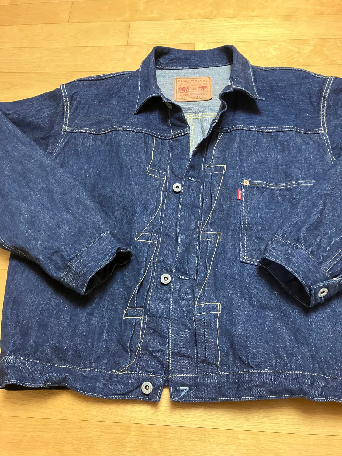 브론슨 44806 셀비지 데님 자켓  상품이미지4